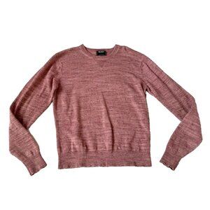 Todd Snyder Mens M Sweater Pullover pink Long Sleeve Cotton Cashmere Blend